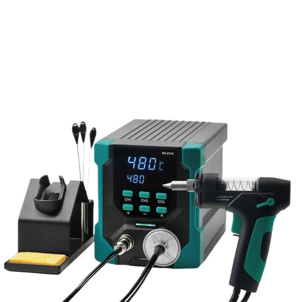 Desoldering Pump Electric Vacuum Station - Электрический паяльный пистолет 220В SS-331 с
