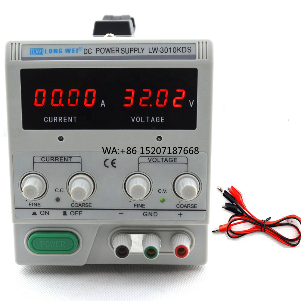 High Precision Dc Power Supply 30V 10A - Высокоточный 4-значный регулируемый источник питания постоянного
