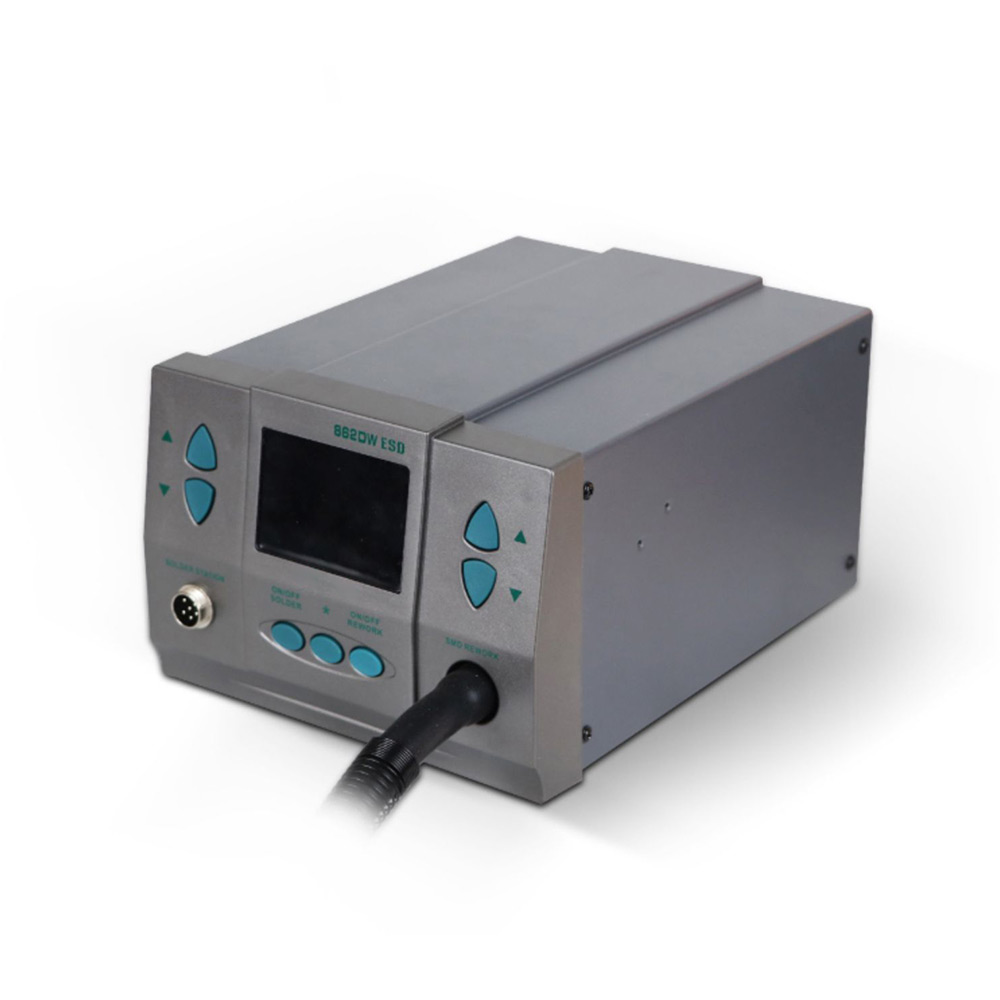 Hot Air Rework Station 861Dw - Паяльные станции 1000Вт/1300Вт 862DW, термовоздушные пистолеты