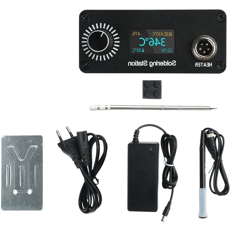 T12 Soldering Station Oled - Цифровая паяльная станция B03C-T12: портативный мини-набор
