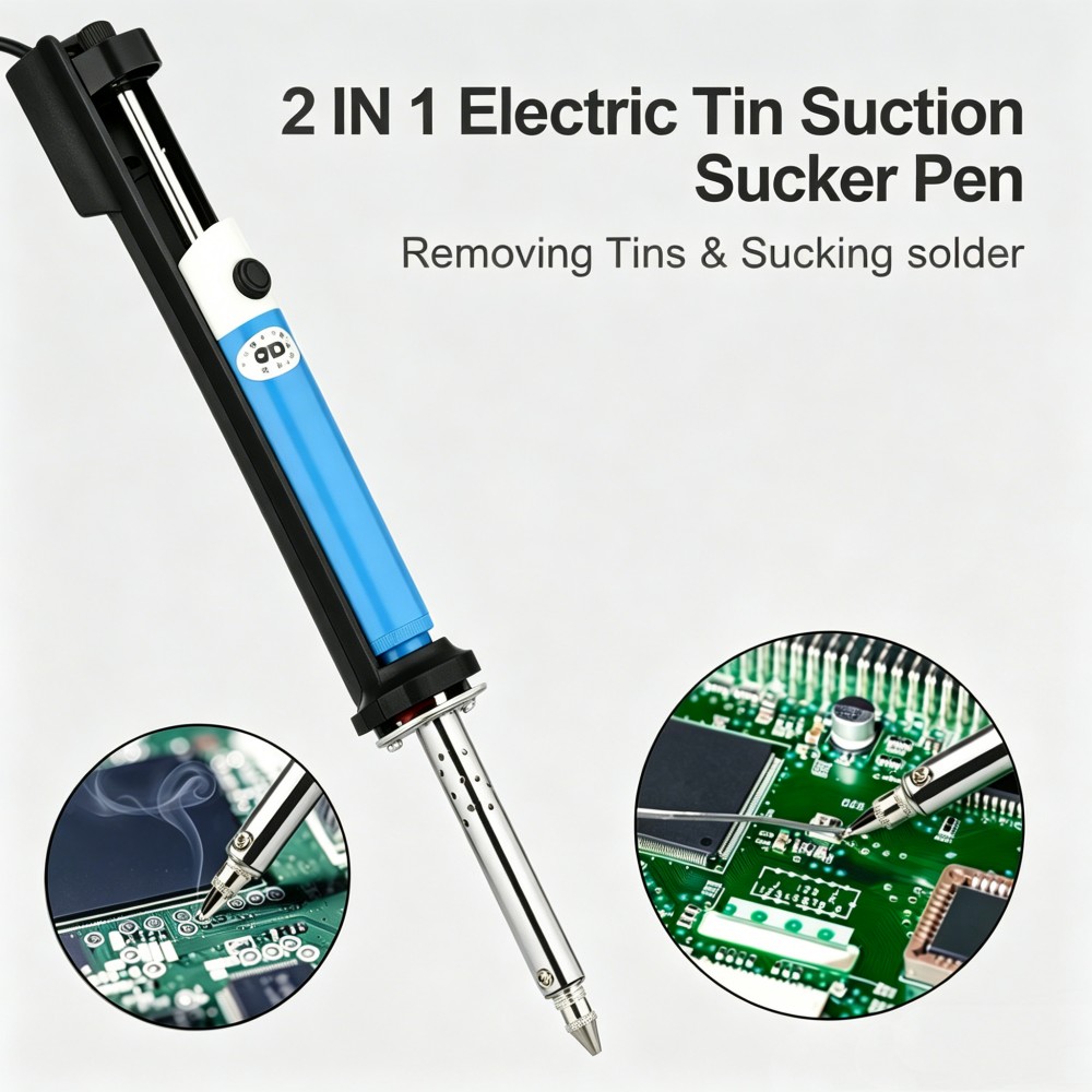 Электрический паяльник-депаяль – обзор и цена Desoldering Pump Electric Vacuum Station