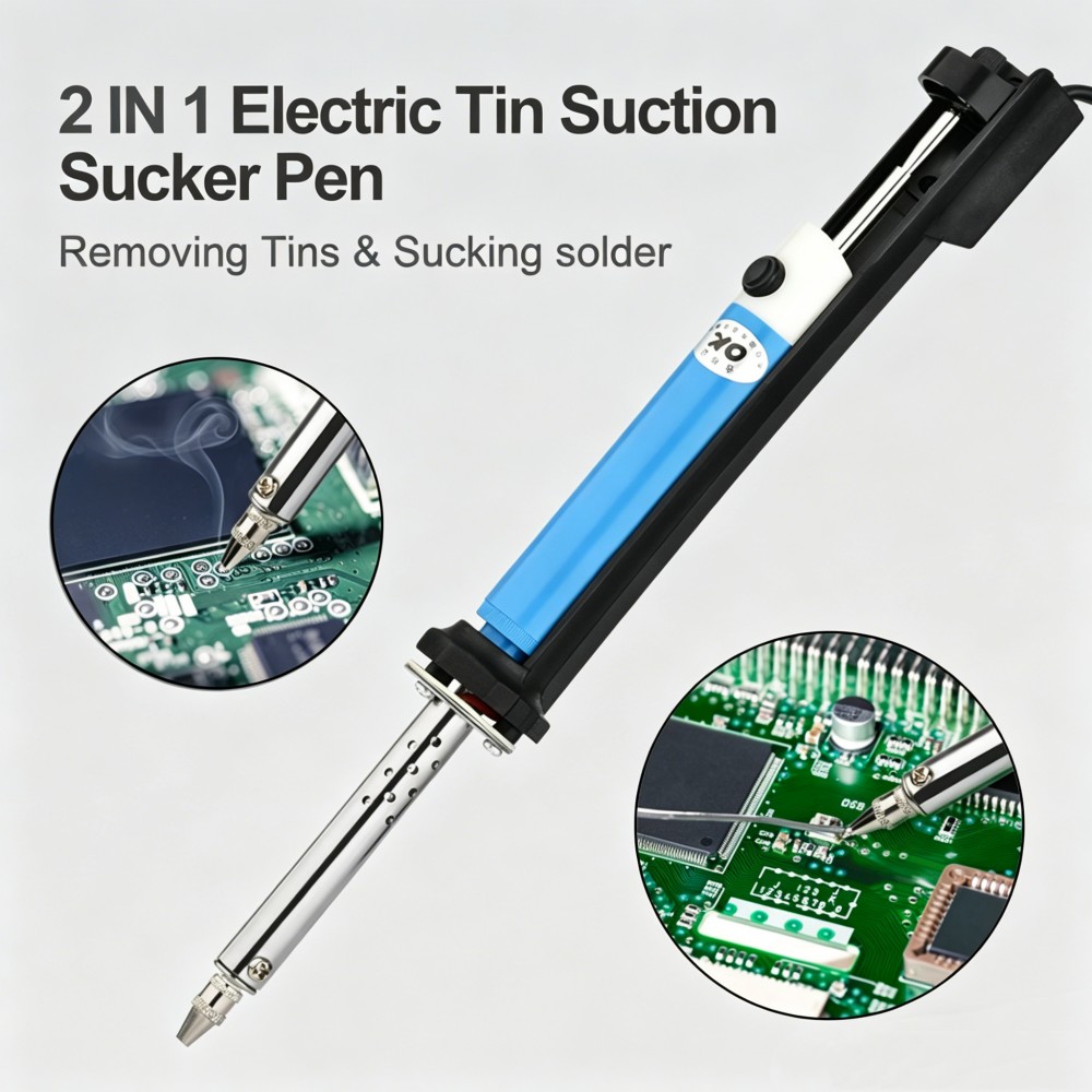 Электрический паяльник-отсос A – обзор и цена Desoldering Pump Electric Vacuum Station