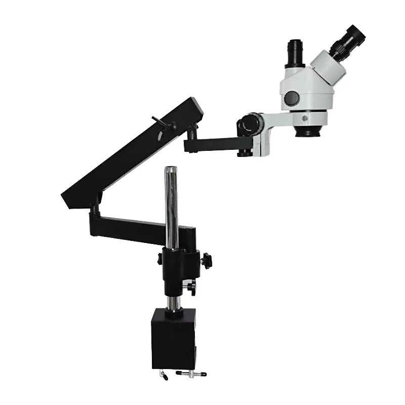 Гибкий подвижный шарнирный кро – обзор и цена Articulating Arm Boom Stand Microscope
