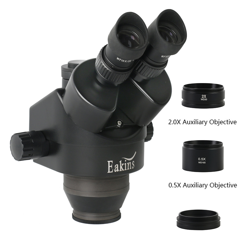 3,5x 7X 45X 90X Тринокулярный  – обзор и цена Trinocular Stereo Microscope 7X-45X