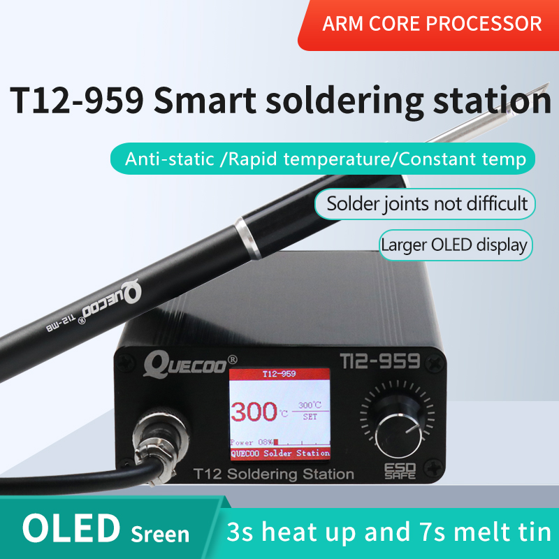 Паяльная станция T12-959 V5.1  – обзор и цена T12 Soldering Station Oled