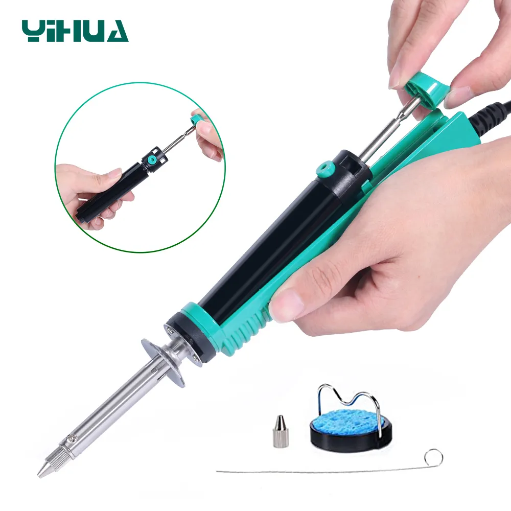 Электрический паяльный пистоле – обзор и цена Desoldering Pump Electric Vacuum Station