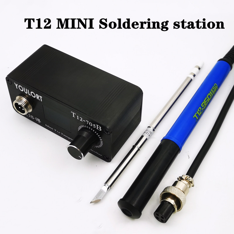 Паяльная станция MINI T12-705B – обзор и цена T12 Soldering Station Oled