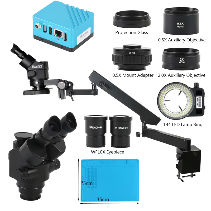 UHD 4K IMX334 HDMI цифровая ви – обзор и цена Simul-Focal Industrial Microscope 4K Hdmi