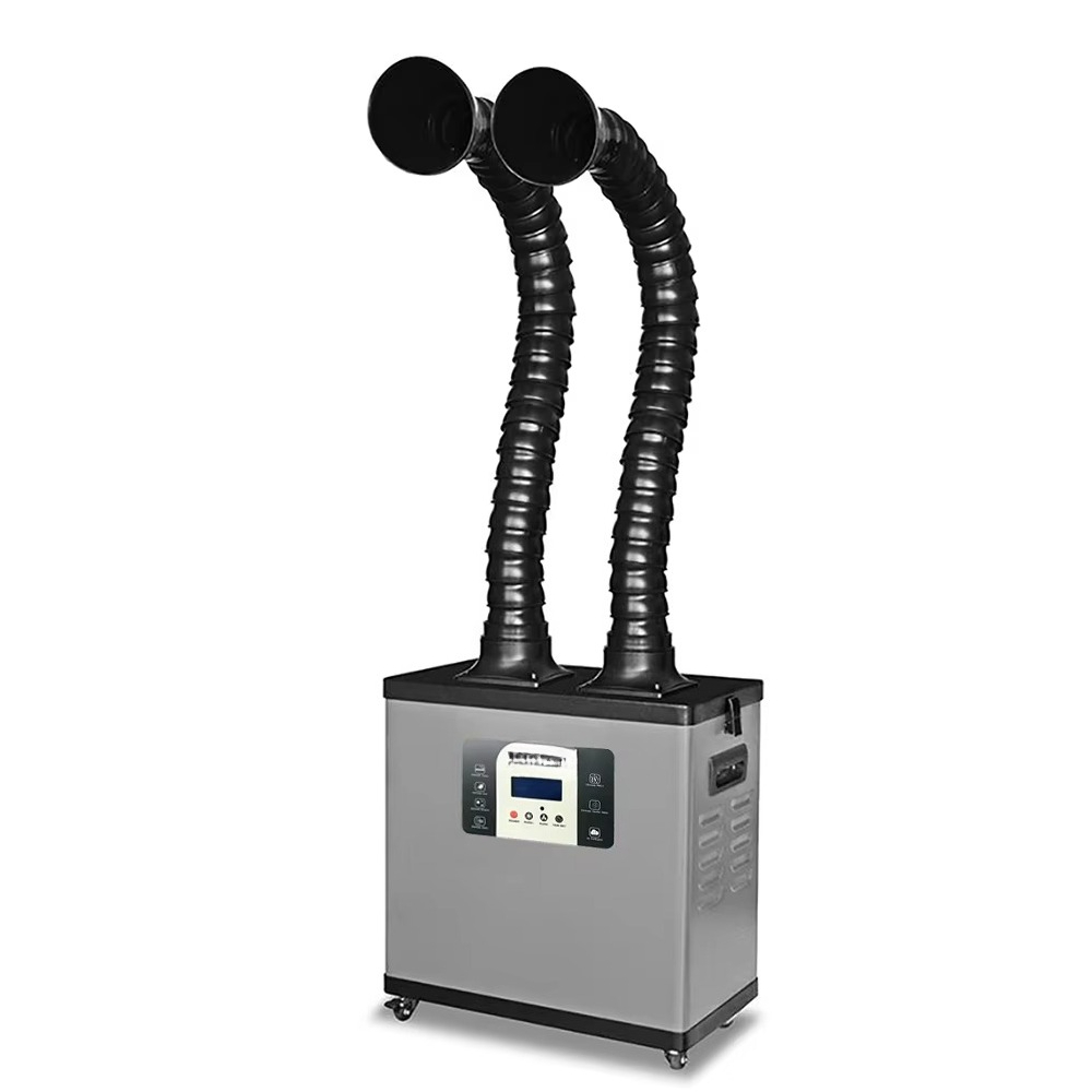 C200Y Портативный высокомощный – обзор и цена Fume Extractor Soldering Dual Arm