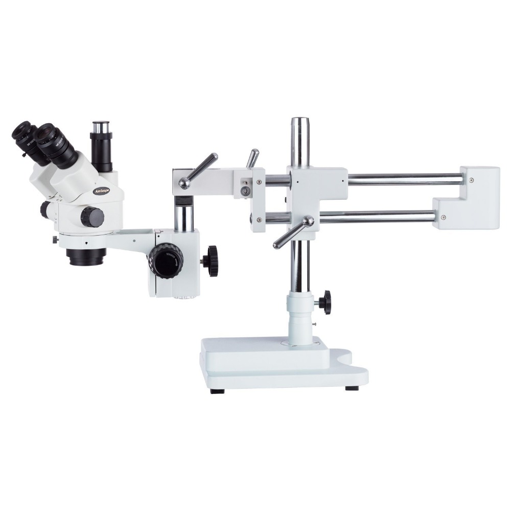 Стереомикроскоп AmScope SM-4 с – обзор и цена Trinocular Stereo Microscope 7X-45X