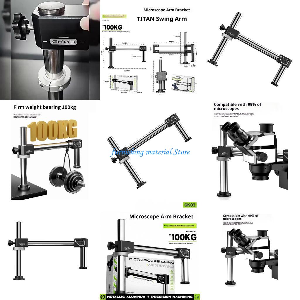 Подставка для стрелы с двойным – обзор и цена Articulating Arm Boom Stand Microscope