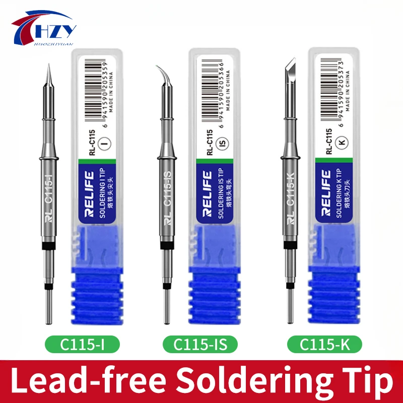 RELIFE C115-K/I/IS наноуровнев – обзор и цена C115 Nano Soldering Iron Station