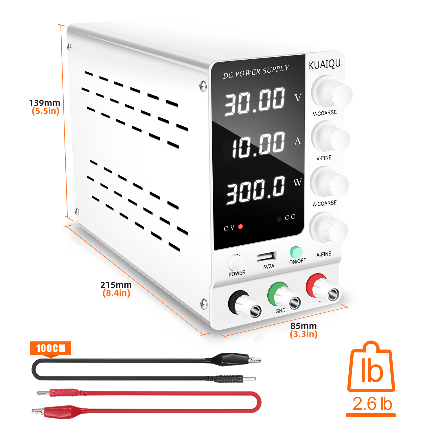 KUAIQU Лабораторный источник п – обзор и цена High Precision Dc Power Supply 30V 10A