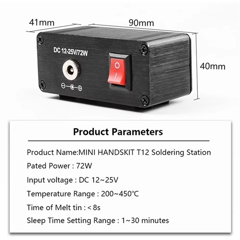 Цифровая паяльная станция B03C – обзор и цена T12 Soldering Station Oled